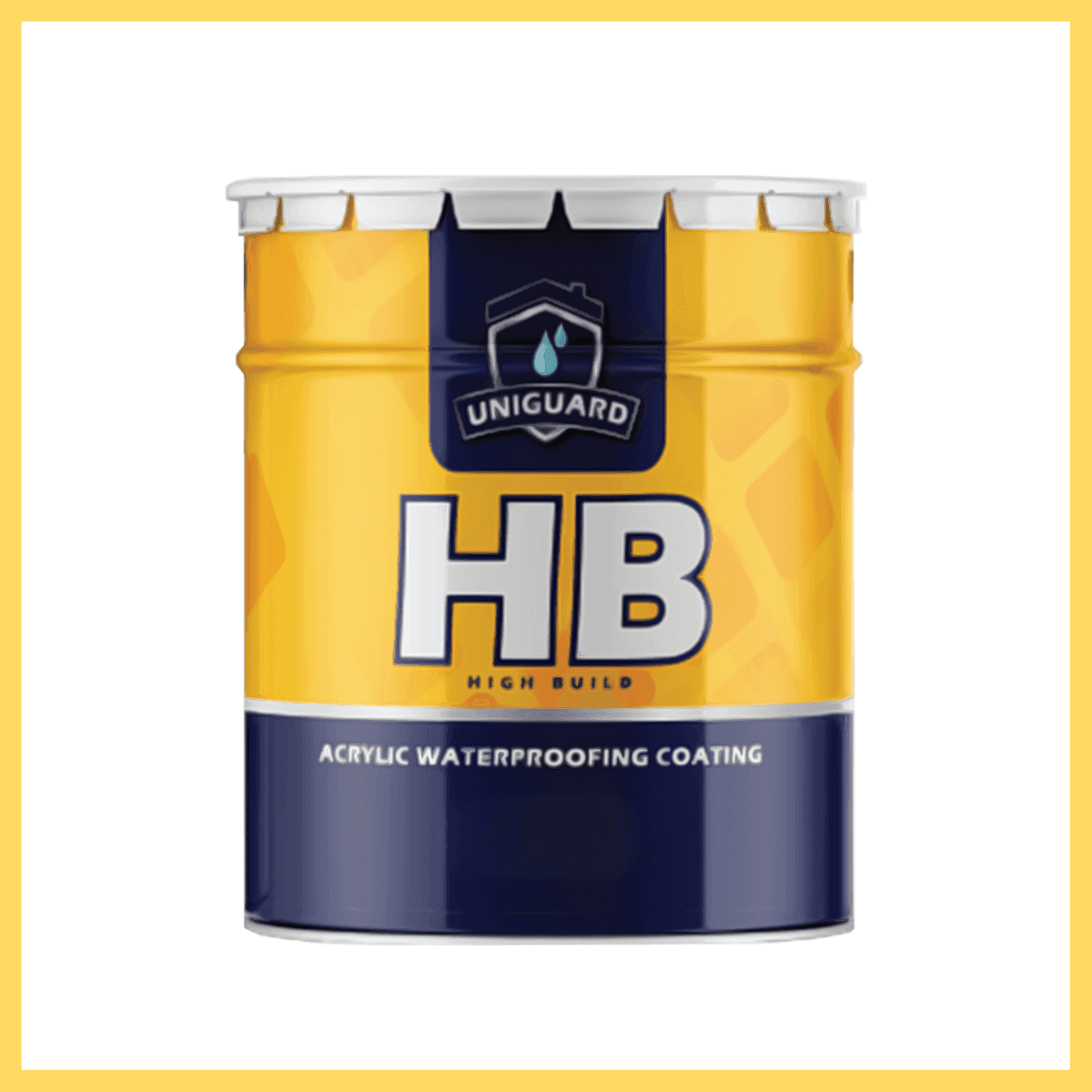 Uniguard HB Tex –  دهان خارجي محبب مقاوم للماء لون ابيض